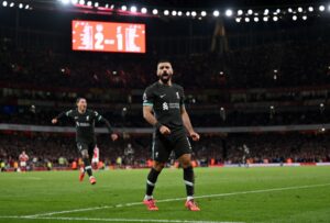 Read more about the article Mohamed Salah equals Liverpool icon’s Premier League record with goal against Arsenal