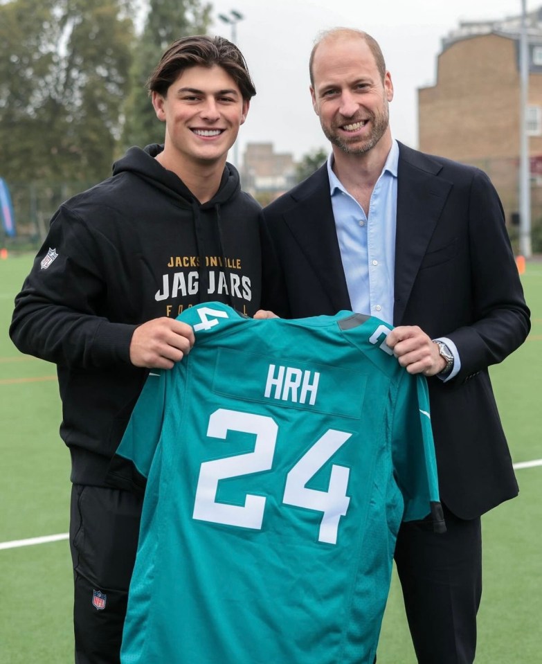 You are currently viewing Jacksonville Jaguars’ Louis Rees-Zammit shocked by Prince William who ‘was better than me’ at one NFL skill