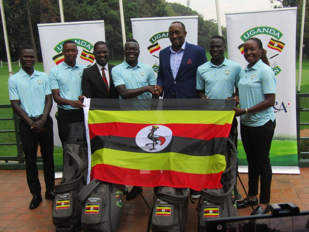 You are currently viewing Uganda national golf team flagged off for 2024 All Africa Golf Championship in Zimbabwe