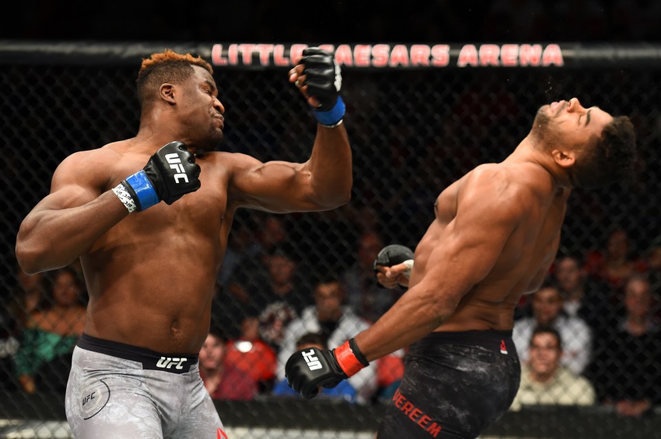 You are currently viewing Top 10 biggest punchers in UFC heavyweight history: Francis Ngannou stars alongside fighter with freakish power and a record holder