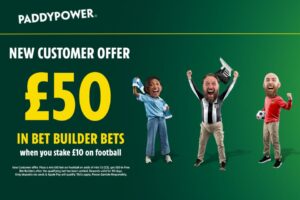 Read more about the article Wolves v Manchester City betting offer: Bet £10 and get £50 in free bet builders with Paddy Power