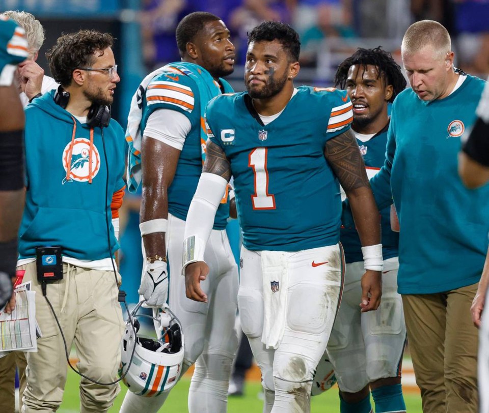 Read more about the article No special measures for Tua Tagovailoa as Miami Dolphins declare pathway for quarterback’s concussion return