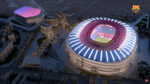 Read more about the article Incredible new images of £1.25bn Barcelona stadium makes it look unrecognisable