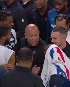 Read more about the article Minnesota Timberwolves star makes awkward return to Madison Square Garden – and walks straight into argument with former teammate’s father