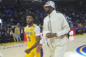 Read more about the article Quincy Olivari and Bronny James make an impact in Lakers’ preseason finale