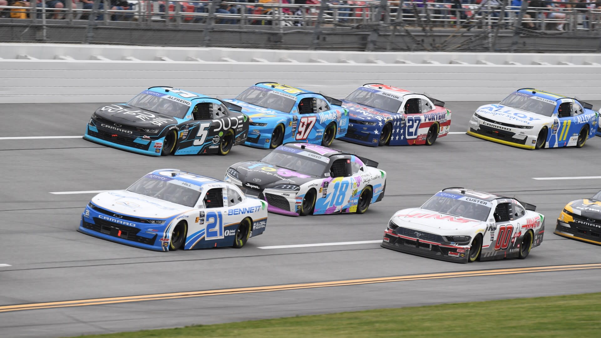 You are currently viewing Saturday NASCAR schedule at Talladega Superspeedway for Cup, Xfinity Series