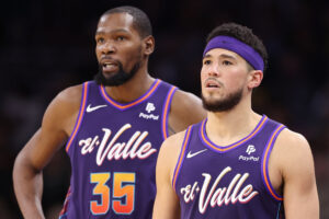 Read more about the article Are the Suns’ Kevin Durant and Devin Booker the next dominoes to fall this season?