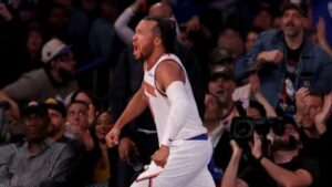 Read more about the article Jalen Brunson, Karl-Anthony Towns learn from each other as Knicks rebound from opener in rout of Pacers