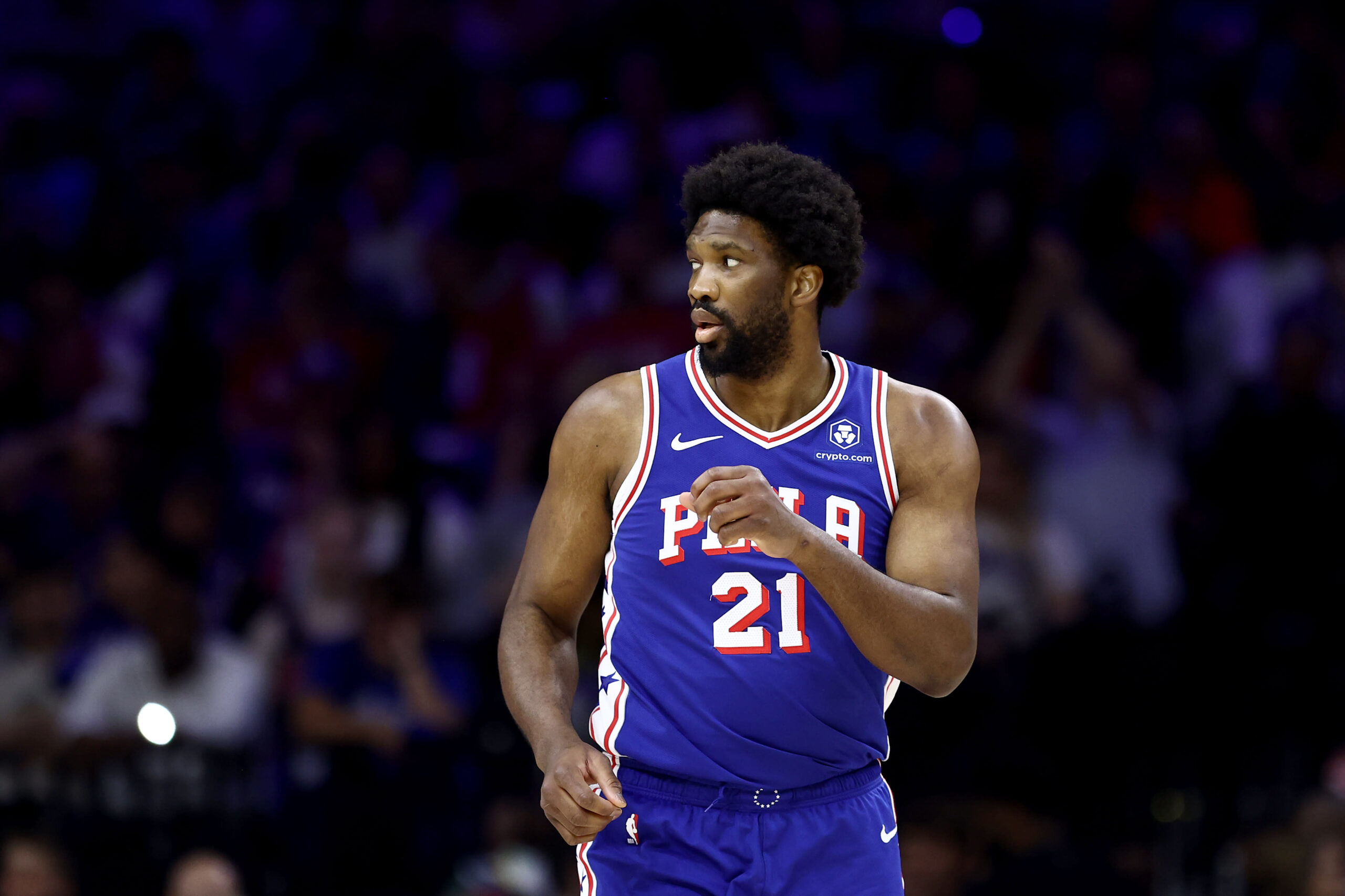 You are currently viewing 76ers star Joel Embiid to be held out of preseason due to left knee injury management