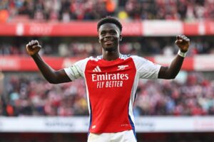 Read more about the article Bukayo Saka can reach Premier League landmark at exact same age as Harry Kane – to the DAY