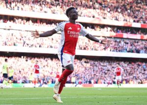 Read more about the article Arsenal star Bukayo Saka is Europe’s new leading man ahead of Lamine Yamal following dazzling display against Southampton