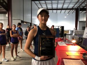 Read more about the article Freshman wins Section 9 tennis singles crown after two-and-a-half hour battle