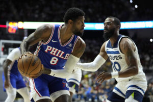 Read more about the article Paul George scores 23 points for 76ers in preseason debut