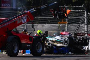 Read more about the article Toto Wolff admits Mercedes are in ‘serious trouble’ over Formula 1 cost cap following George Russell crash