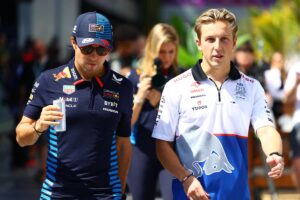 Read more about the article Christian Horner hints Liam Lawson could replace Sergio Perez in 2025