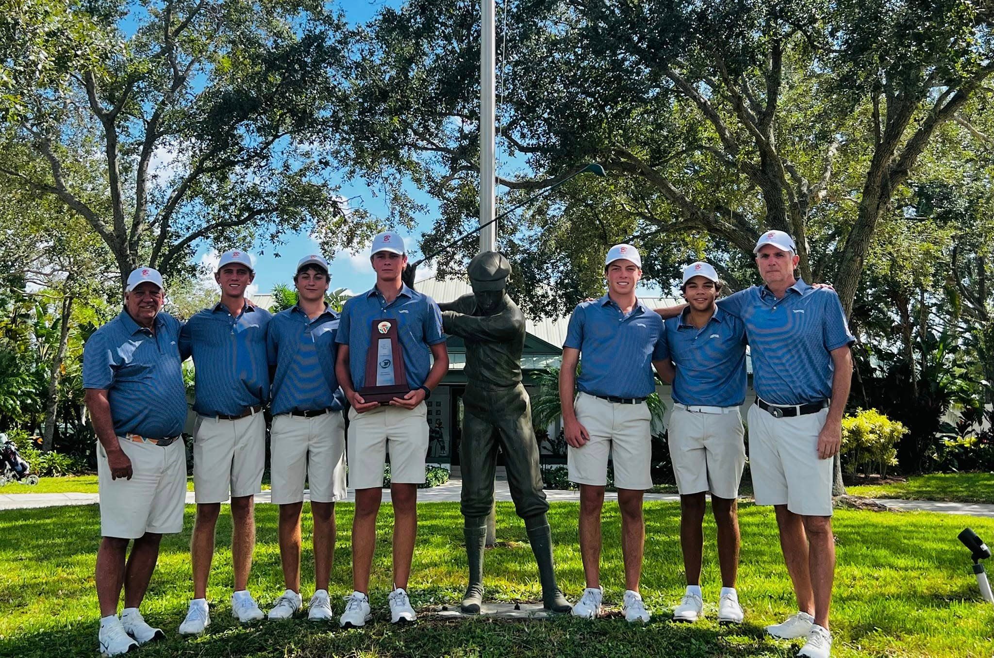 You are currently viewing Charlie Woods, Benjamin boys golf narrowly pull out victory in first postseason tournament