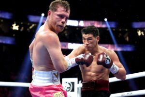 Read more about the article ‘Fast, sharp and heavy’ – Dmitry Bivol reveals who hit him the hardest, and it’s not Canelo Alvarez