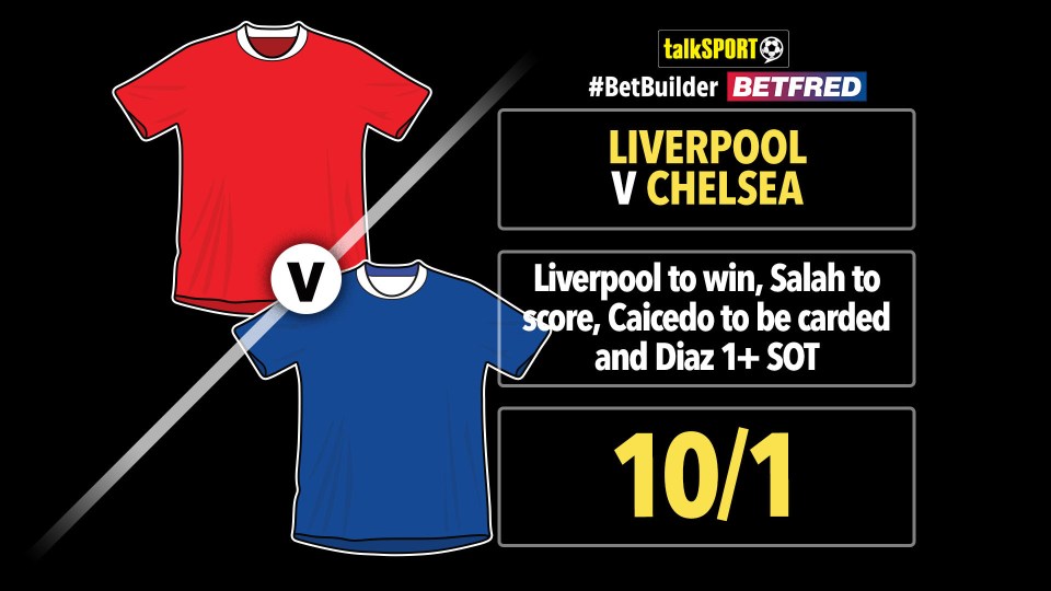 You are currently viewing Liverpool vs Chelsea Bet Builder: Get 10/1 on talkSPORT’s tip on Betfred