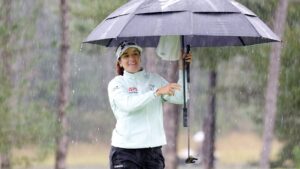 Read more about the article Rain suspends play as Hannah Green holds lead in South Korea