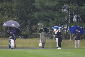 Read more about the article Rain suspends play in BMW Ladies Championship in South Korea with Green in the lead