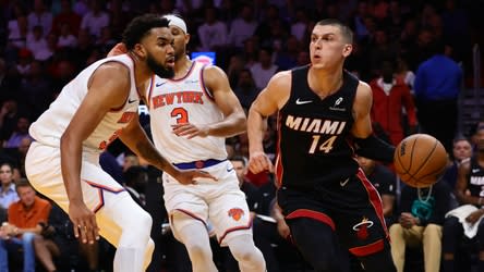 You are currently viewing Clutch shooting, Karl-Anthony Towns’ eruption push Knicks to win over Heat