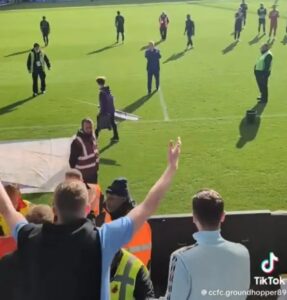 Read more about the article Mark Robins clashes with Coventry fan days after he was tipped for England job by talkSPORT caller