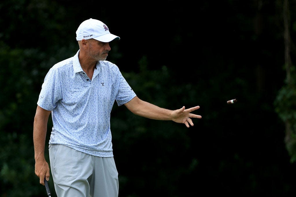 You are currently viewing Rocco Rolling: Mediate posts a 66 to tie Bob Estes for Constellation Furyk & Friends lead