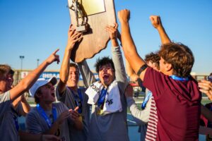 Read more about the article Brebeuf boys tennis wins first state title in 51 years with 3-2 victory over Center Grove