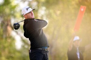 Read more about the article Taylor Pendrith flirts with sub-60 round, shoots sizzling 61 to lead at 2024 Shriners Children’s Open