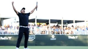 Read more about the article Kevin Yu defeats Beau Hossler in playoff for first PGA Tour win at Sanderson Farms