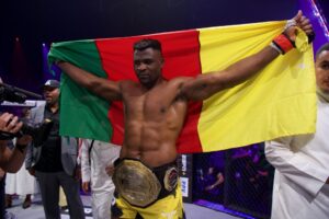 Read more about the article Cristiano Ronaldo shared emotional backstage moment with Francis Ngannou before Renan Ferreira fight