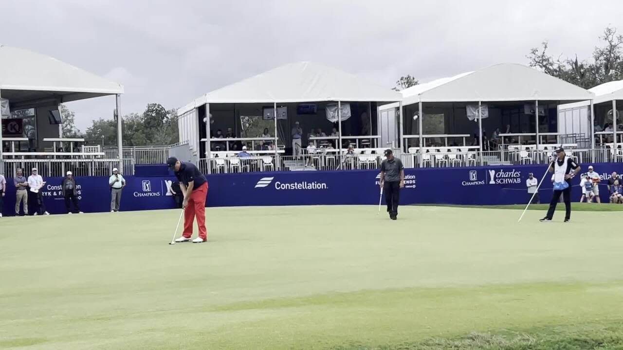 You are currently viewing Rocco Mediate wins Constellation Furyk & Friends on second playoff hole vs. Bob Estes