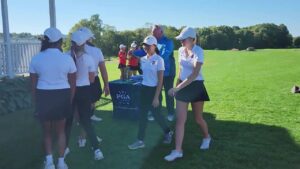 Read more about the article Columbus Academy girls golf wins its fourth consecutive DII district championship