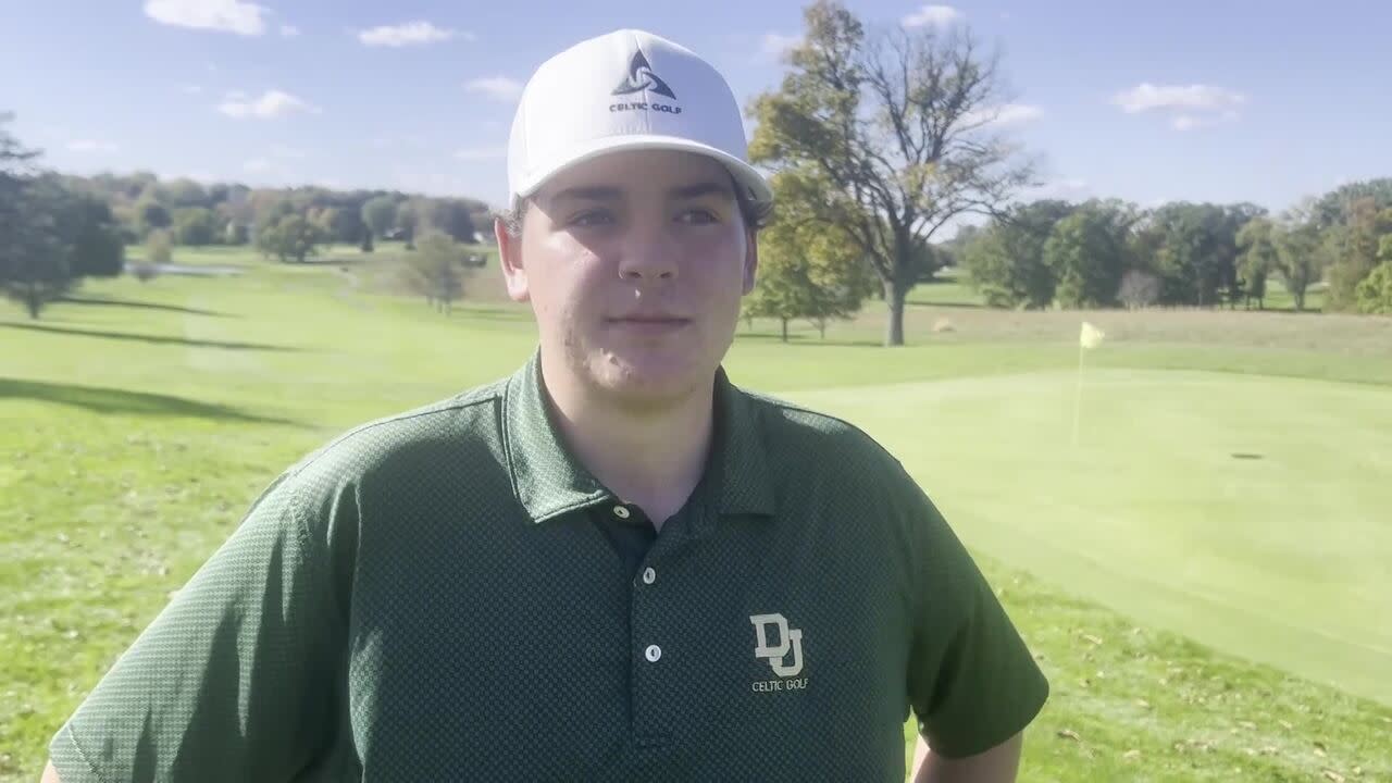 You are currently viewing Brady Barnum earns medalist honors, leads Dublin Jerome boys golf to OHSAA district title