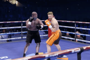 Read more about the article Mike Tyson vs Jake Paul simulation ends in vicious 75-second knockout as fighter left sprawled out on the canvas