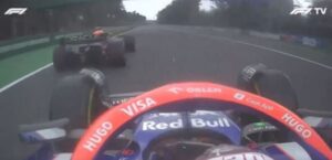 Read more about the article F1 driver Liam Lawson seen doing crude gesture when overtaking Sergio Perez at Mexico City Grand Prix