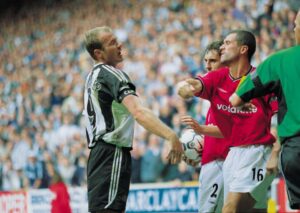 Read more about the article Alan Shearer battled Roy Keane but says toughest opponent was Arsenal hero who left him with seven stitches and broken nose