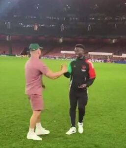 Read more about the article Arsenal consider matchday rule change after Conor McGregor aimed punches and kicks at Bukayo Saka