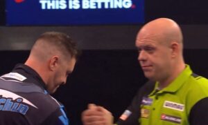 Read more about the article Michael van Gerwen suffers shock exit from World Grand Prix of Darts in ‘one of the most embarrassing defeats of his career’