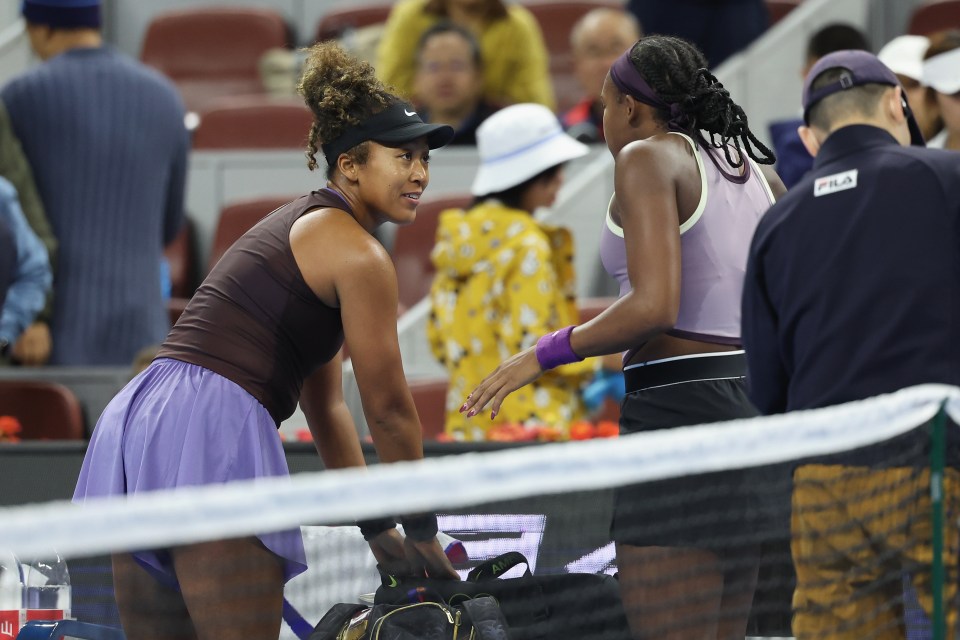 You are currently viewing Coco Gauff shows class with kind gesture when Naomi Osaka is forced to retire midway through match