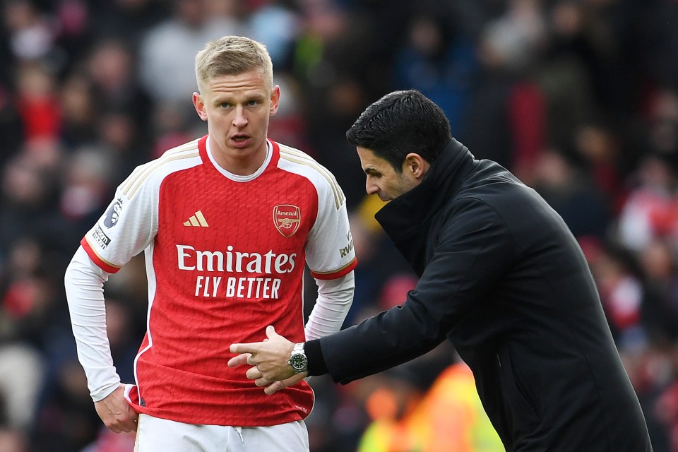 Read more about the article Oleksandr Zinchenko recalls crazy story of Mikel Arteta hiring undercover waiter to embarrass Arsenal man