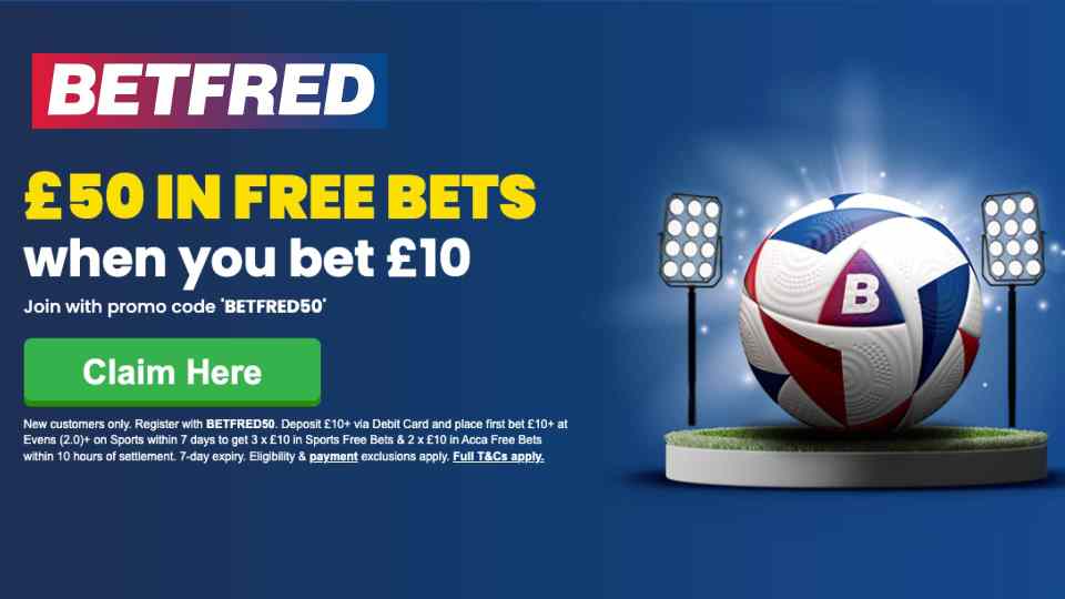 Read more about the article Man Utd vs Brentford betting offer: Bet £10 get £50 in free bets on Betfred