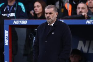 Read more about the article ‘Is there a question there?’ – Ange Postecoglou spiky in response to reporter’s question after Tottenham defeat