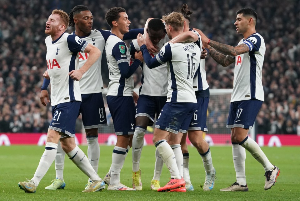 You are currently viewing Tottenham draw Man United in Carabao Cup quarter-finals as Arsenal and Liverpool also learn opponents