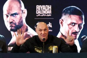 Read more about the article Tyson Fury claims Oleksandr Usyk made one big mistake in new X-rated message to rival before rematch