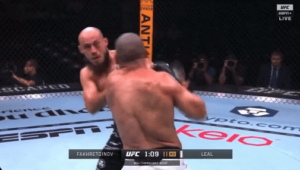 Read more about the article ‘Blatant robbery’ – MMA fans left furious after first UFC 308 fight ends in controversial fashion