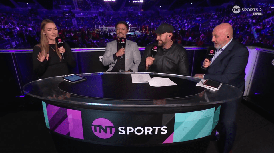 You are currently viewing Laura Woods forced to apologise during live Tyson Fury interview in which he later vowed to KO Oleksandr Usyk in ‘destroy mode’ rematch