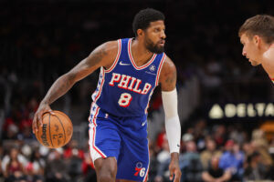 Read more about the article Report: Paul George to make debut with 76ers against Suns on Monday after left knee injury