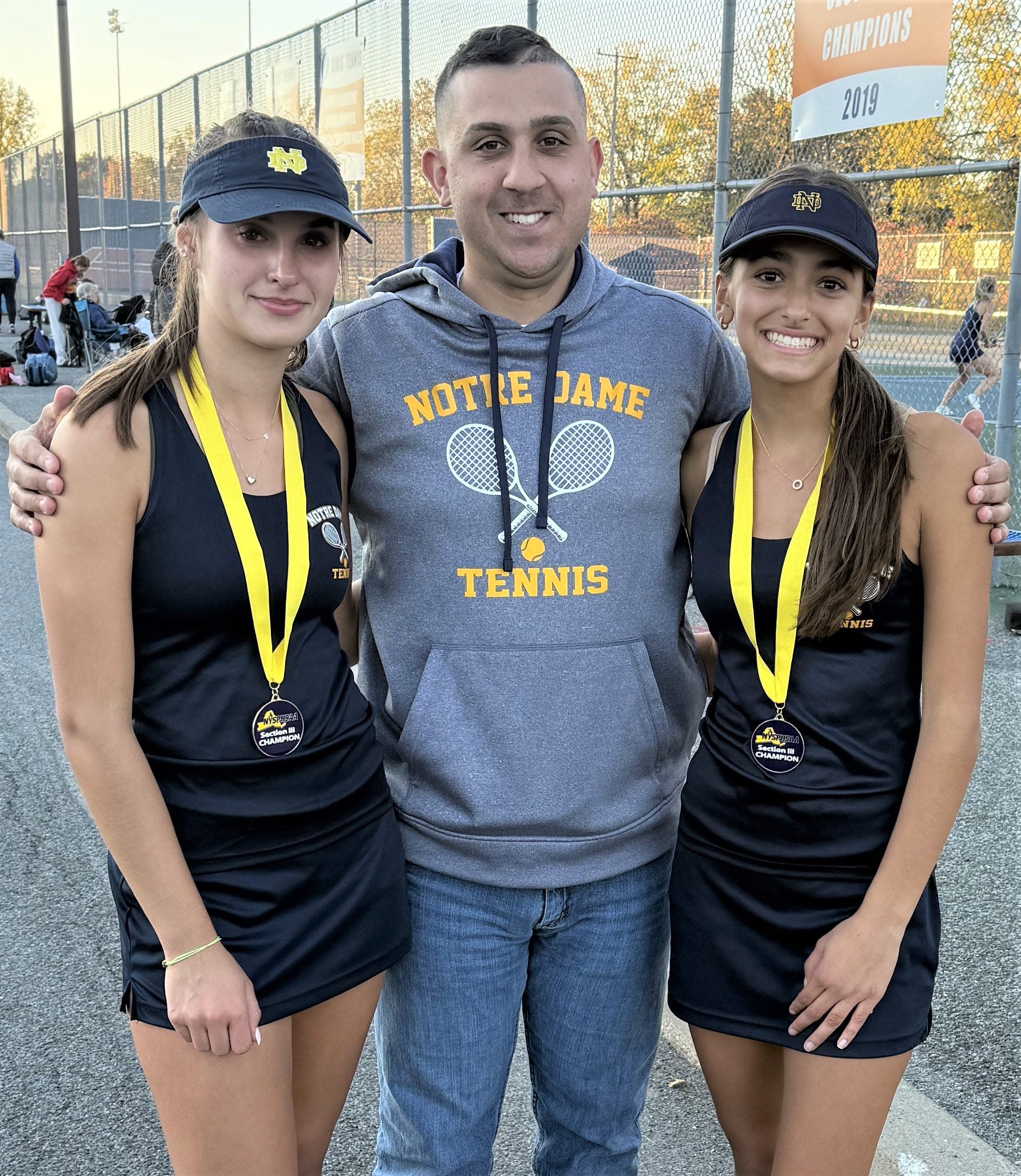 You are currently viewing Notre Dame duo wins sectional tennis title; Oneida heads to states