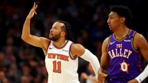 Read more about the article Jalen Brunson torches Suns once again in Knicks’ 138-122 win